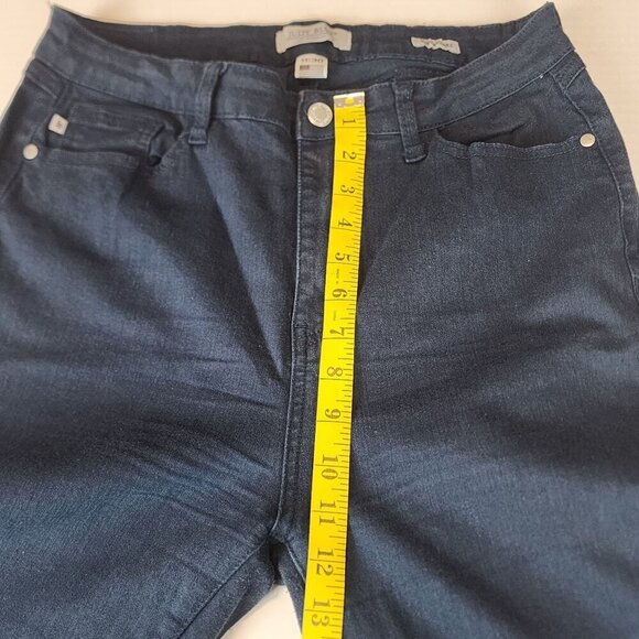 Judy Blue super flare jeans size 11/ 30 Raw hems bell bottom - Picture 10 of 16